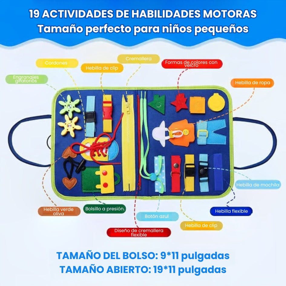 Tablero de aprendizaje - Juguete educativo Montessori