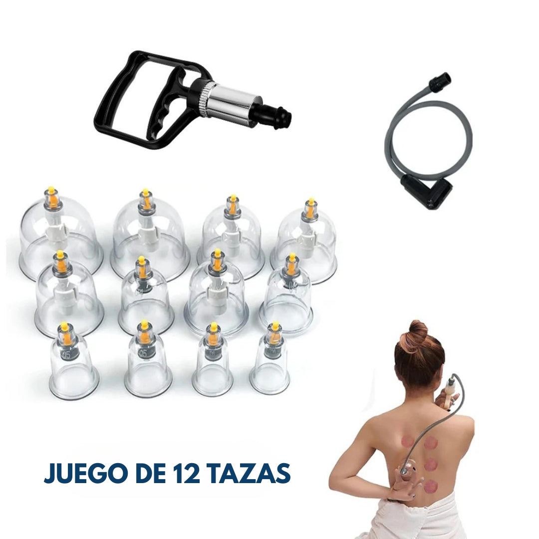 Juego de terapia con ventosas