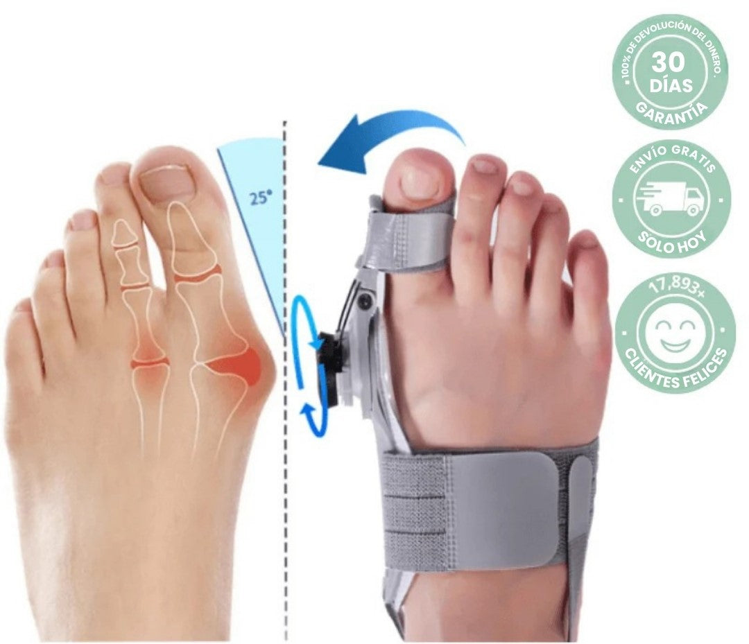 ToeComfort™: Ajuste suave y alivio del dolor del hallux valgus