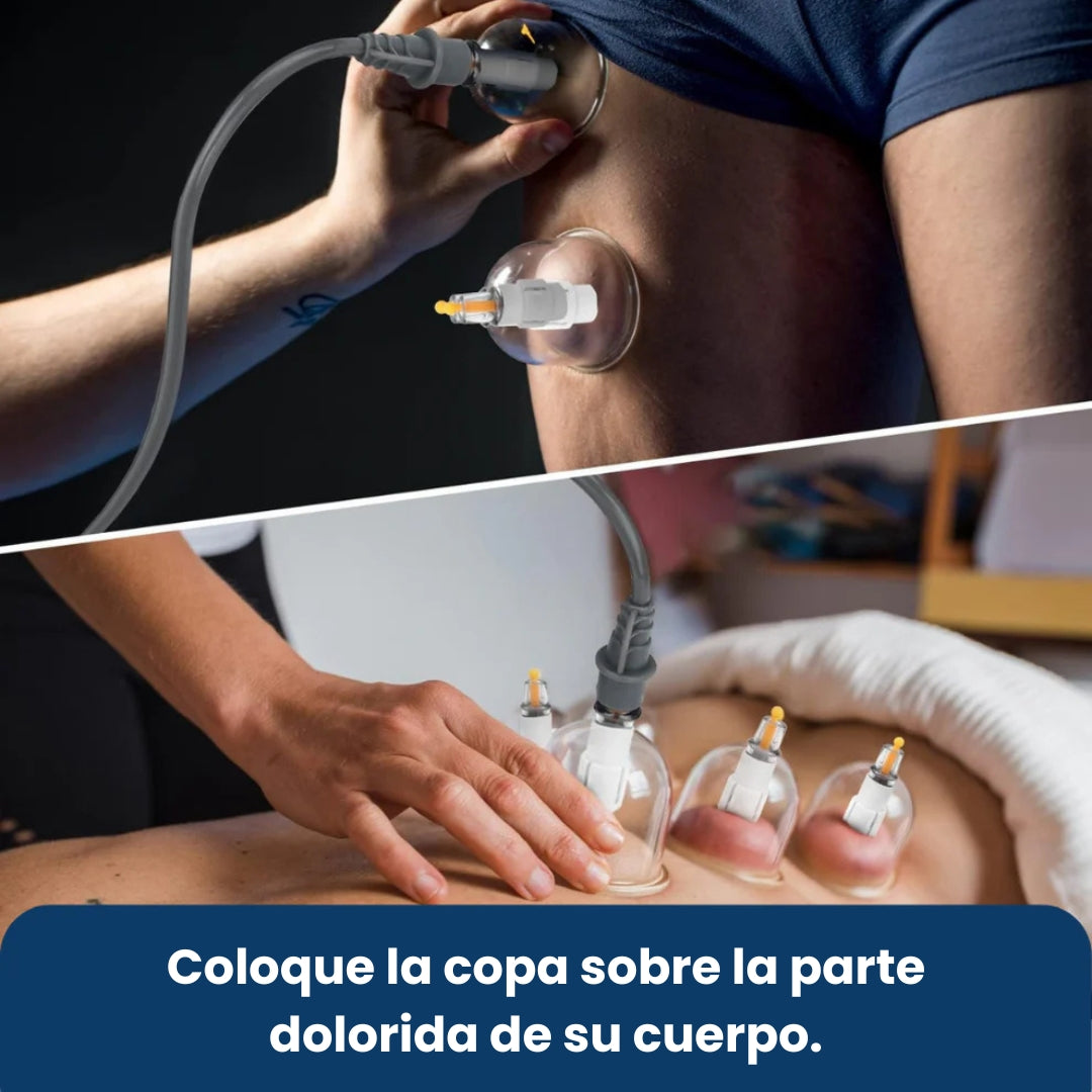 Juego de terapia con ventosas