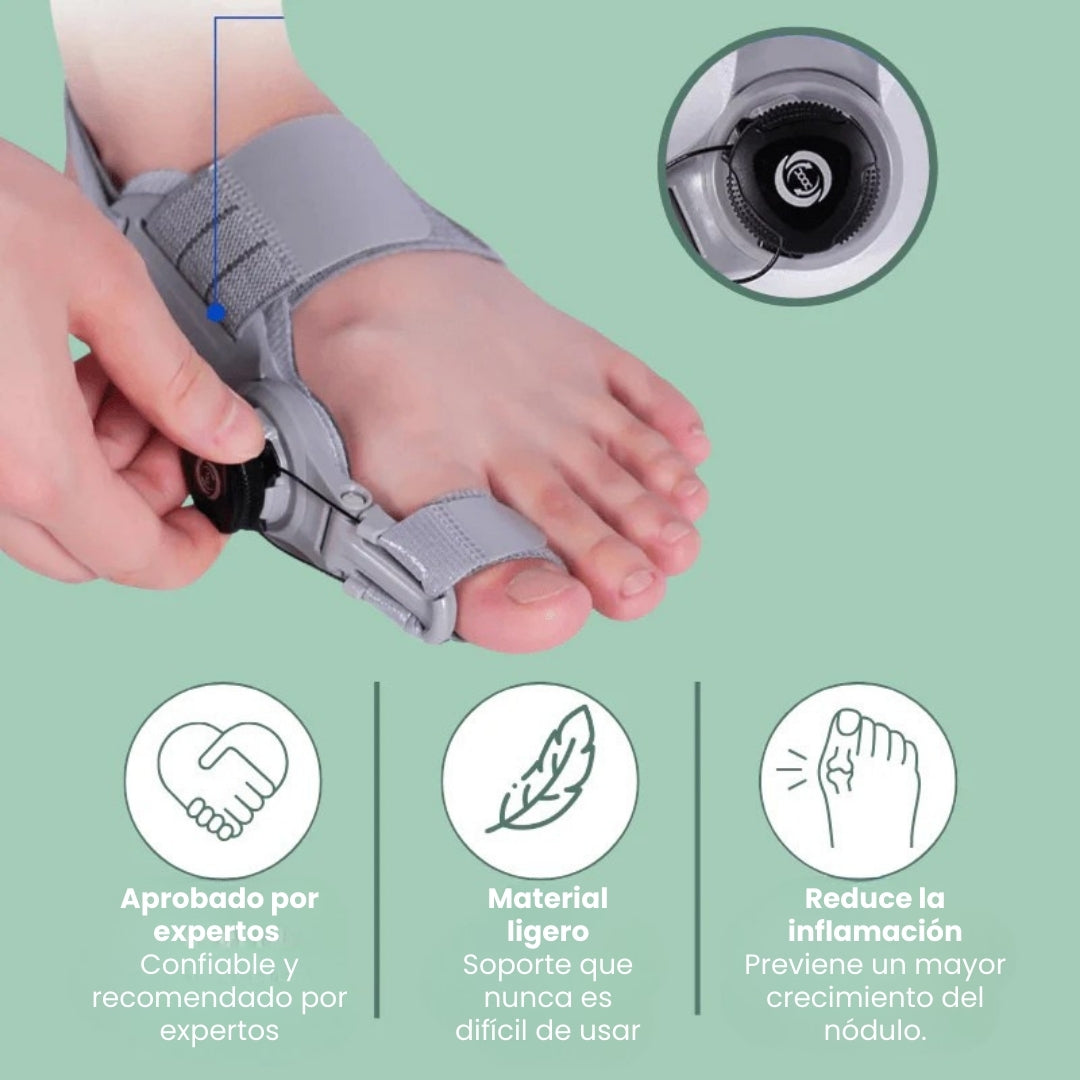 ToeComfort™: Ajuste suave y alivio del dolor del hallux valgus