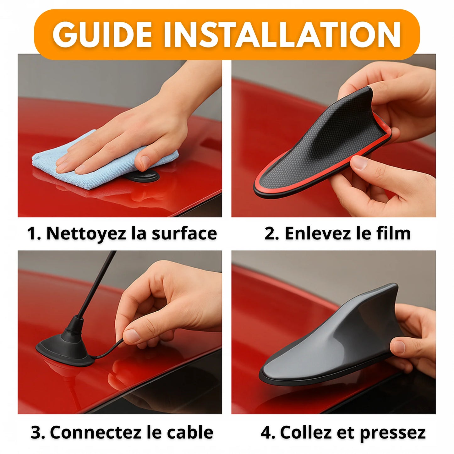 Amplificador de antena para coche Shark: mejor recepción de radio