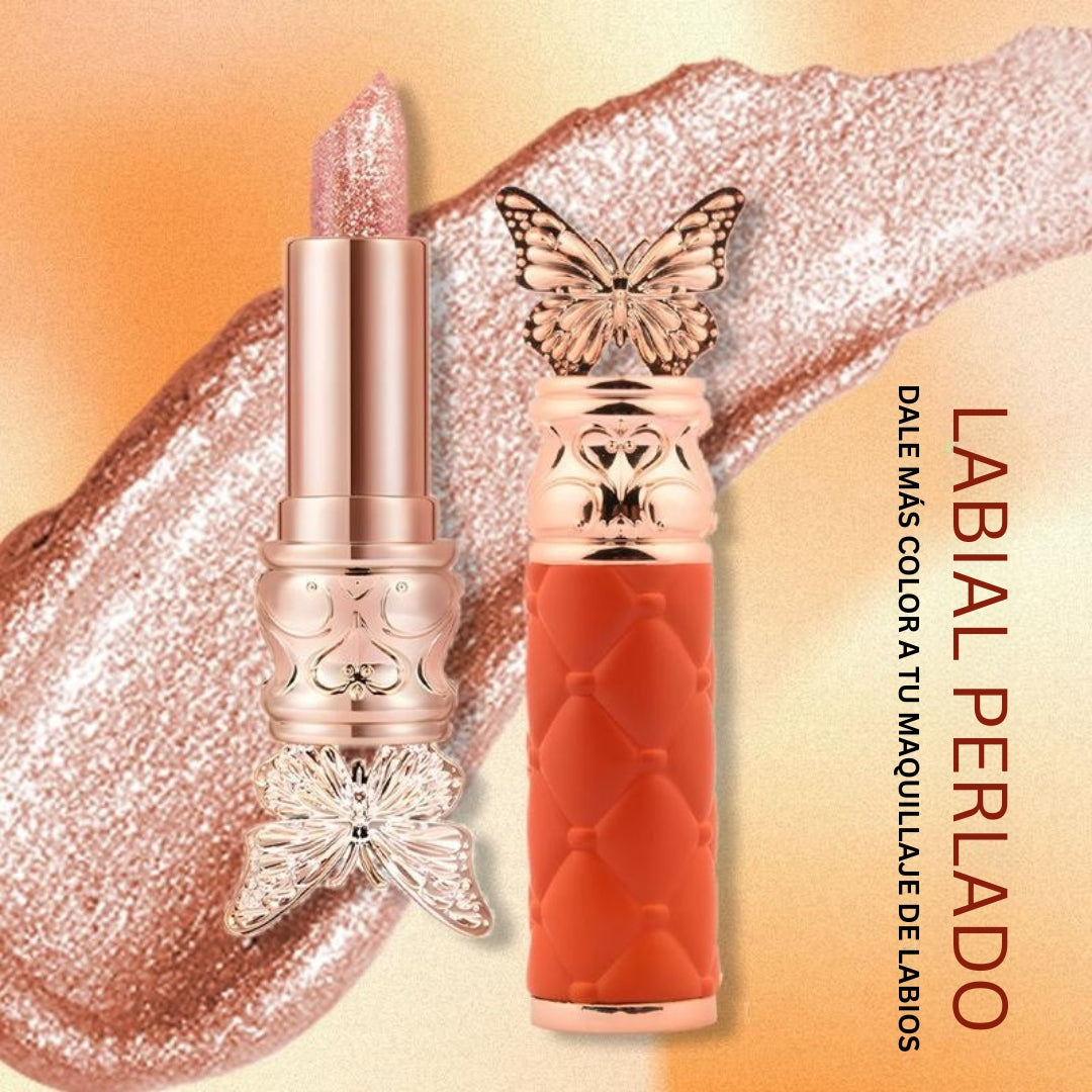 Bálsamo labial con pétalos que cambia de color, de larga duración, hidratante, resistente a la decoloración, sensible a la temperatura, maquillaje hidratante.