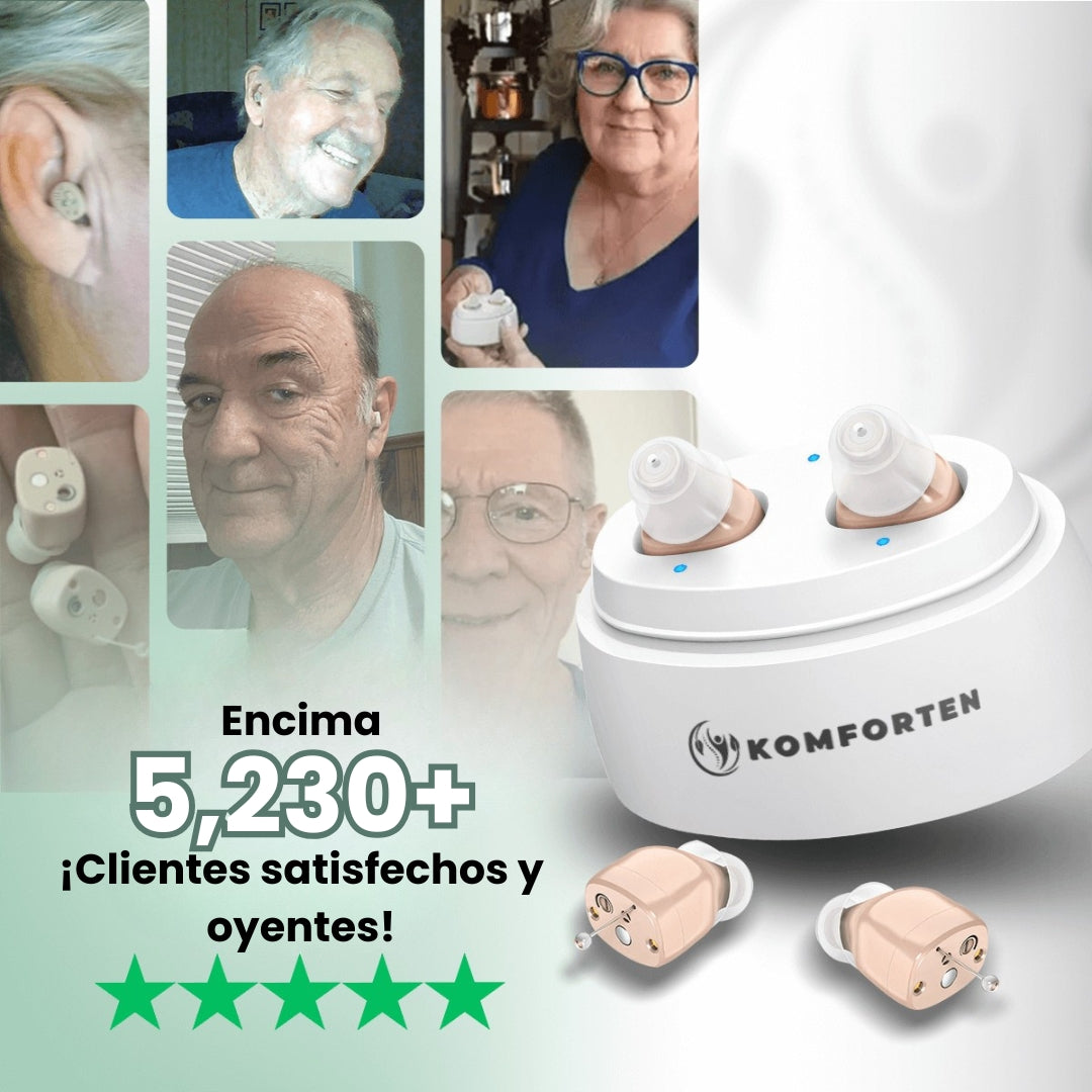 Audífonos Comfort: sonido nítido a una fracción del precio