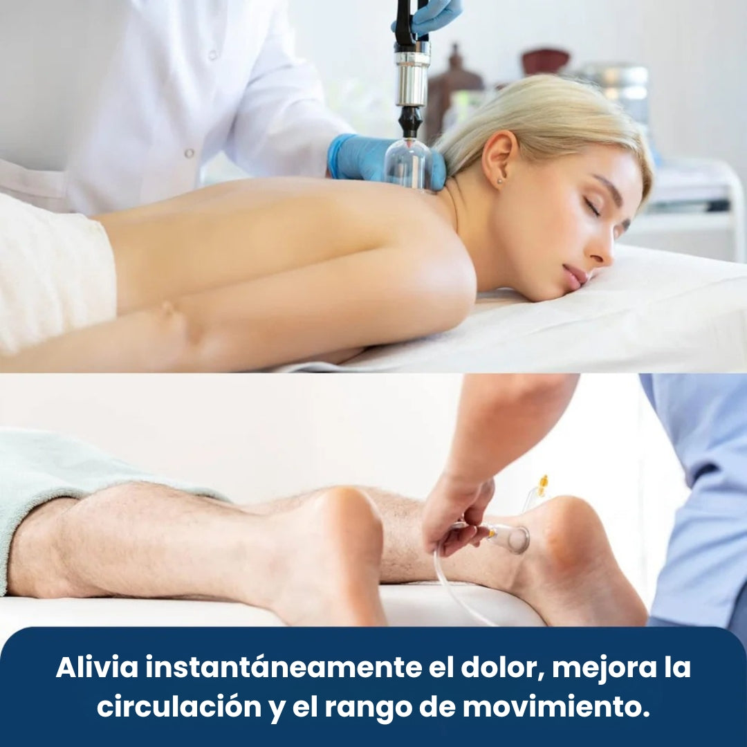 Juego de terapia con ventosas