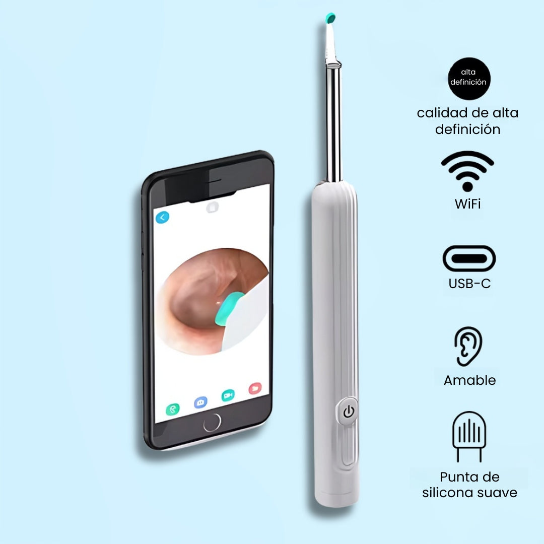 EarView™ – Limpieza inteligente de oídos con tecnología suave y avanzada