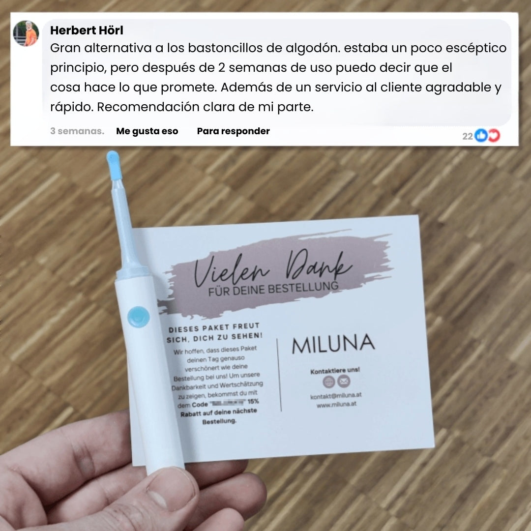 Limpiador de oídos inteligente con cámara HD