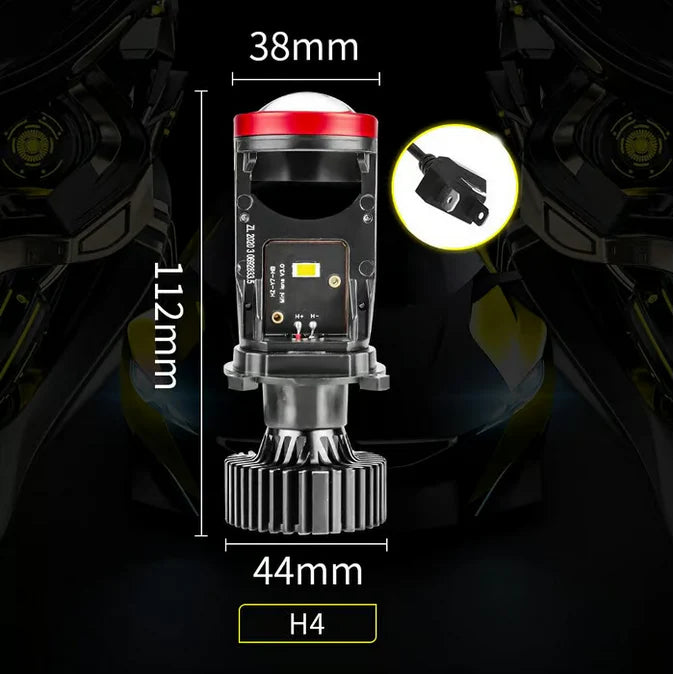 Bombillas LED Y7D H4 Canbus Auto 6000K 50W 4800LM Kit de conversión de luces altas/bajas