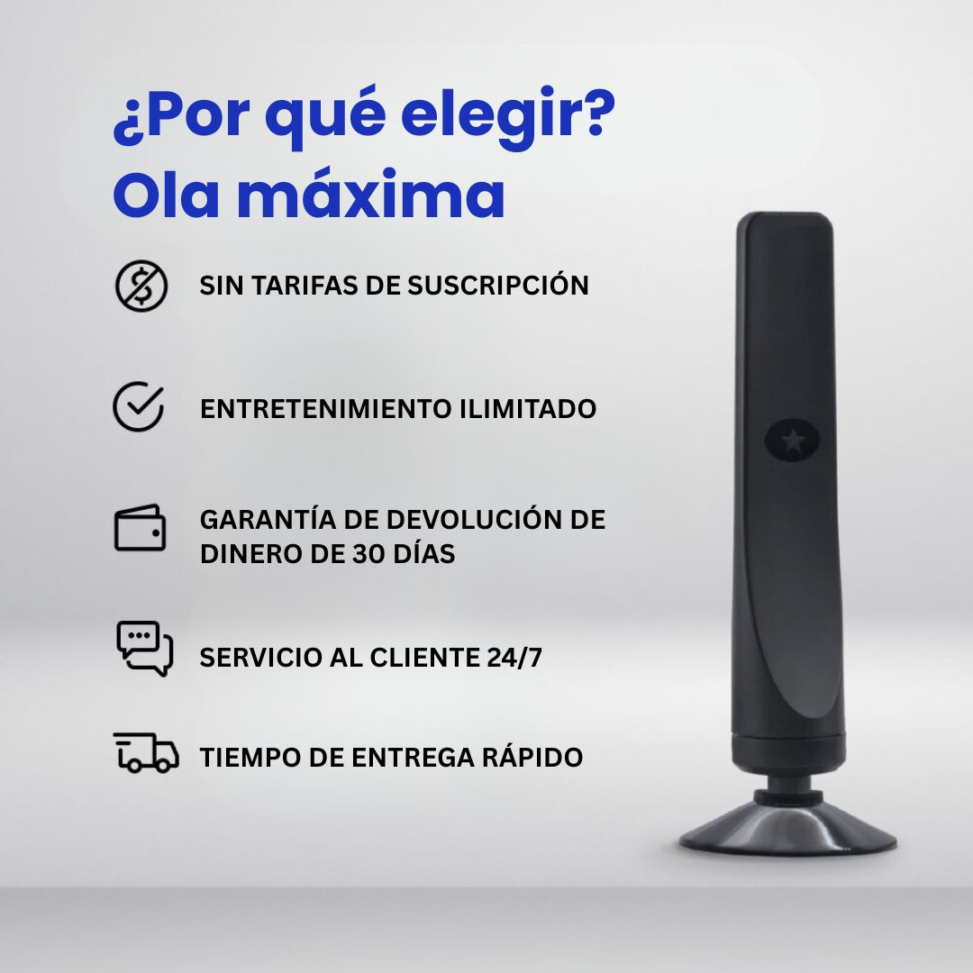 Disfruta de entretenimiento ilimitado con WaveMax