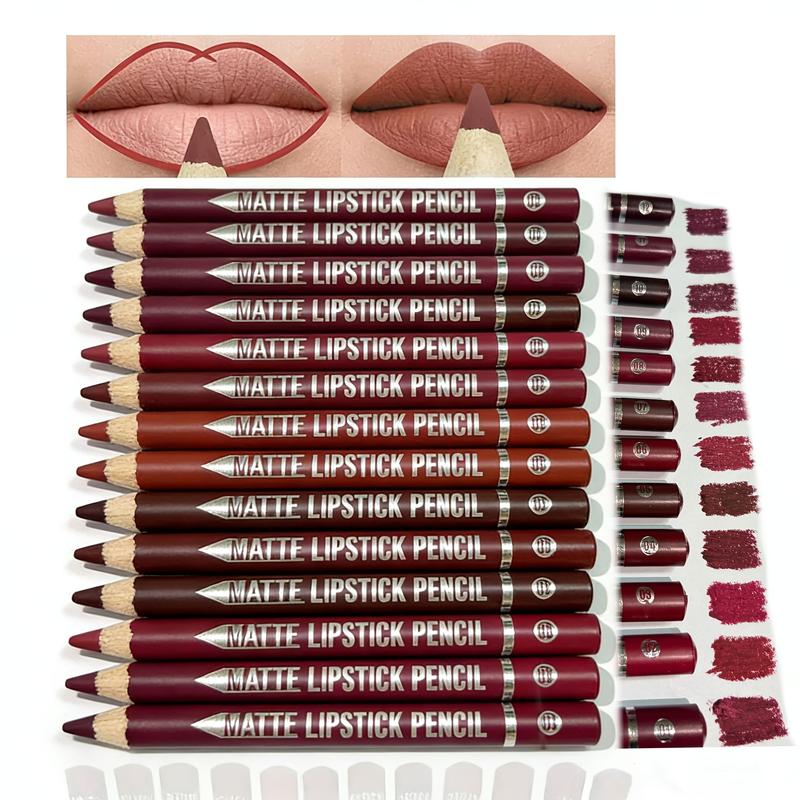 Lápiz de labios waterproof de larga duración para un contorno preciso