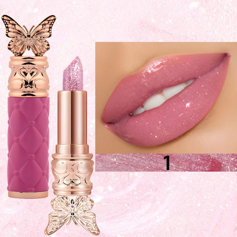 Bálsamo labial con pétalos que cambia de color, de larga duración, hidratante, resistente a la decoloración, sensible a la temperatura, maquillaje hidratante.