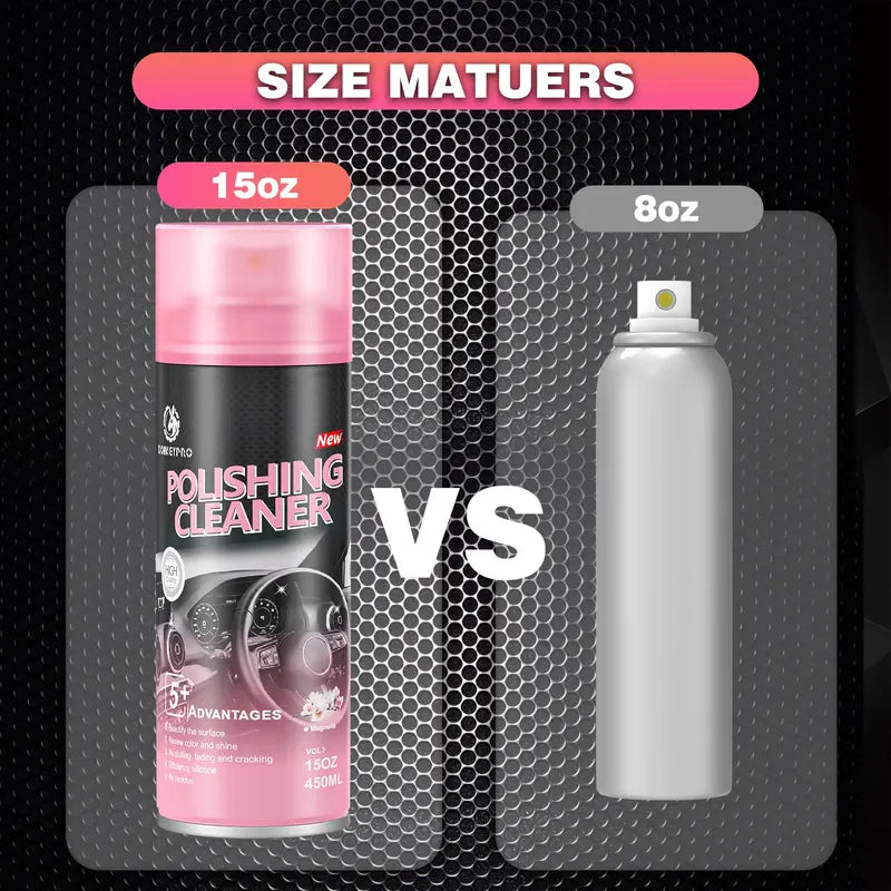 100ML DonkeyPro Spray protector para interiores de automóviles para cuero y plástico Spray abrillantador de neumáticos de un solo paso para un brillo preciso y uniforme y mínima pulverización