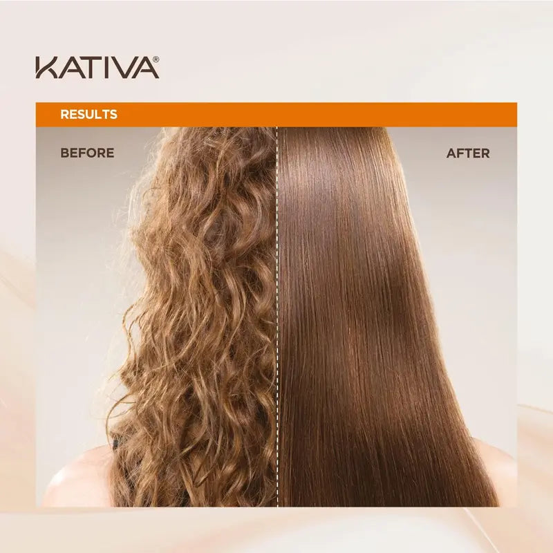 Kit de alisado brasileño Talaporr: cabello más liso durante 12 semanas, con aceite de argán y manteca de karité.