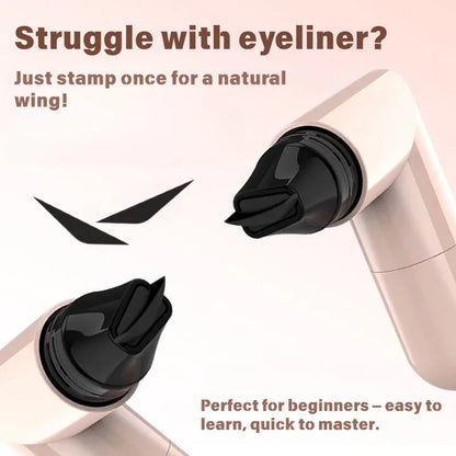 Herramienta de maquillaje para delineador de ojos alado – Ideal para principiantes en maquillaje, fácil de usar para ojos hinchados, delineador de ojos con capucha, delineado perfecto con un solo toque, resistente al agua, fácil de usar para principiantes