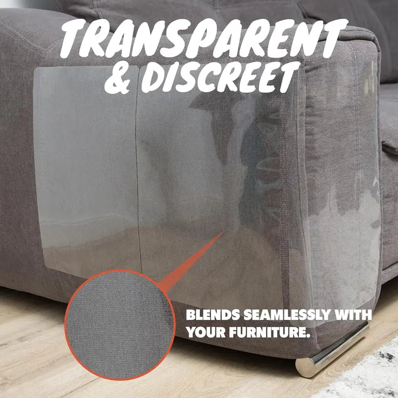 AISOON Paquete de 12 protectores antiarañazos de gato para muebles y sofás: resistentes, fáciles de aplicar, protegen las esquinas del sofá, paredes y puertas de arañazos y ofrecen protección adicional. Incluye 50 pines giratorios.