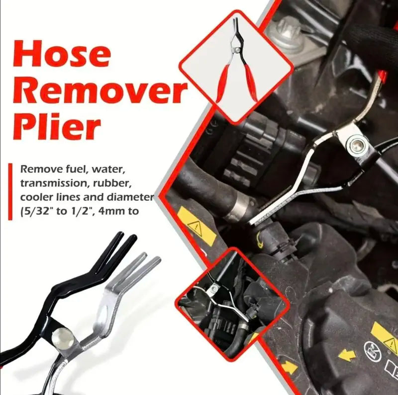 Kit profesional de abrazaderas de manguera, juego de herramientas para desconectar y desmontar líneas de combustible para mantenimiento automotriz, abrazadera de tubo multifuncional para reparación de automóviles, accesorios para automóviles