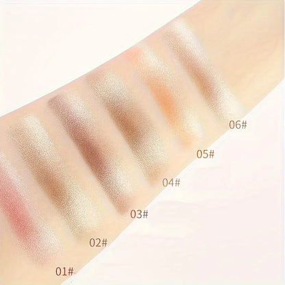 6 unidades - Sombra de ojos en barra de dos colores