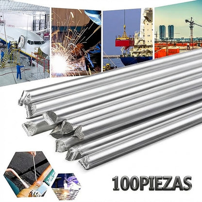 100 PIEZAS - Varillas de soldadura de aluminio Baja temperatura
