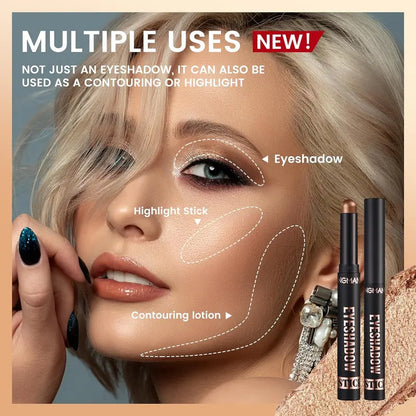 8 unidades - Set de sombras de ojos en crema en formato lápiz