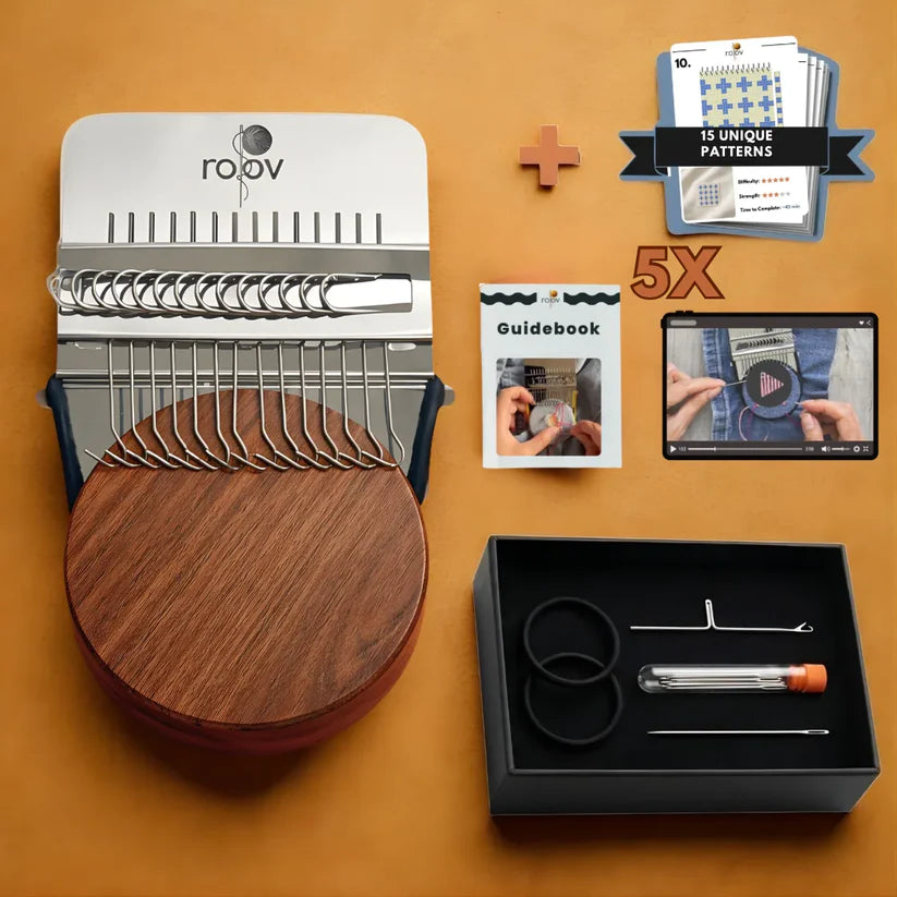Kit de tejido de madera
