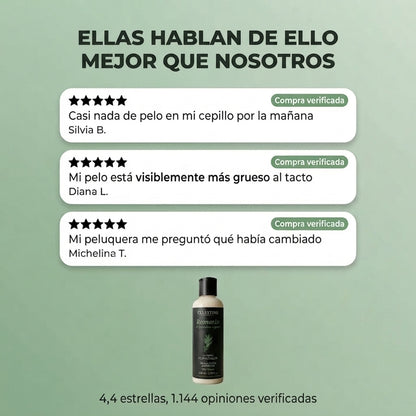 Champú de Romero y Queratina para un Cabello más Grueso