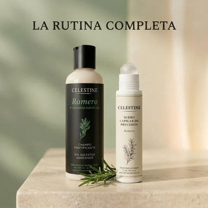 Champú de Romero y Queratina para un Cabello más Grueso