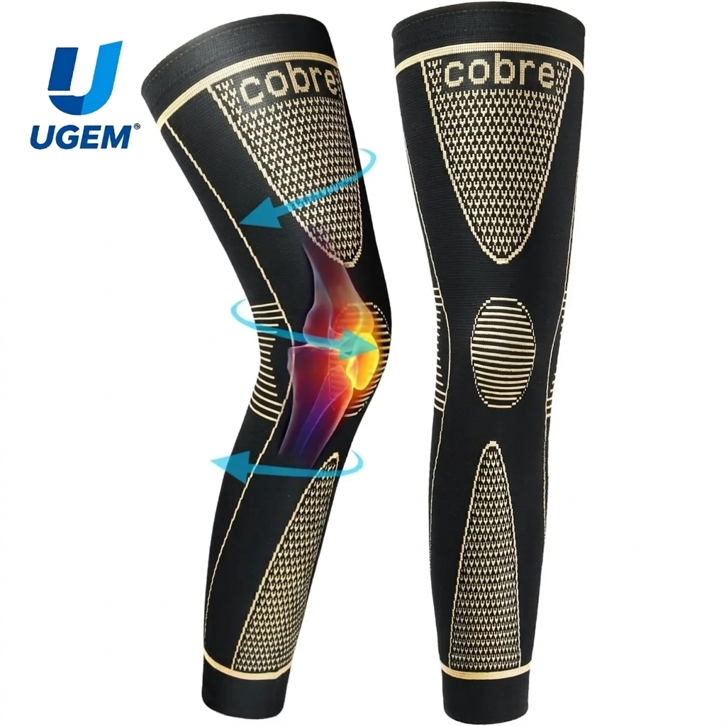 Soporte de Compresión para Piernas con Cobre UGEM 20-30mmHg