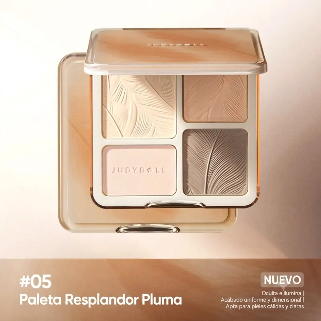 Iluminador y Contorno en Polvo Dúo para Definir Rostro