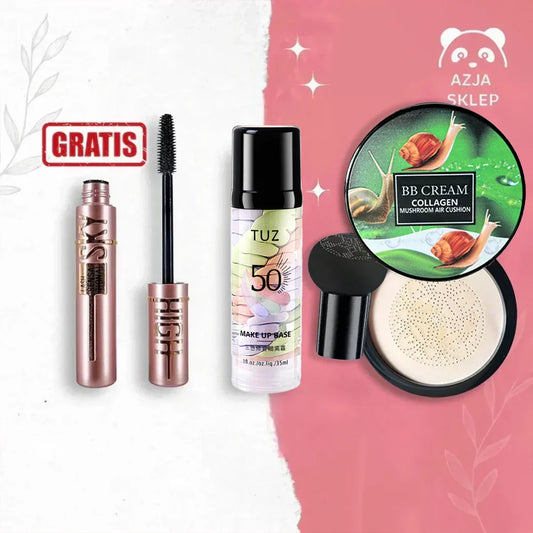 Base de maquillaje + Máscara de pestañas gratis