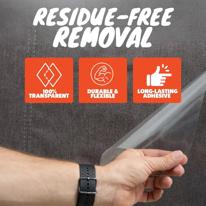 AISOON Paquete de 12 protectores antiarañazos de gato para muebles y sofás: resistentes, fáciles de aplicar, protegen las esquinas del sofá, paredes y puertas de arañazos y ofrecen protección adicional. Incluye 50 pines giratorios.