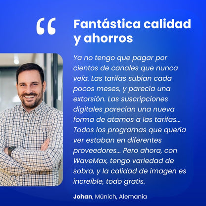 Disfruta de entretenimiento ilimitado con WaveMax
