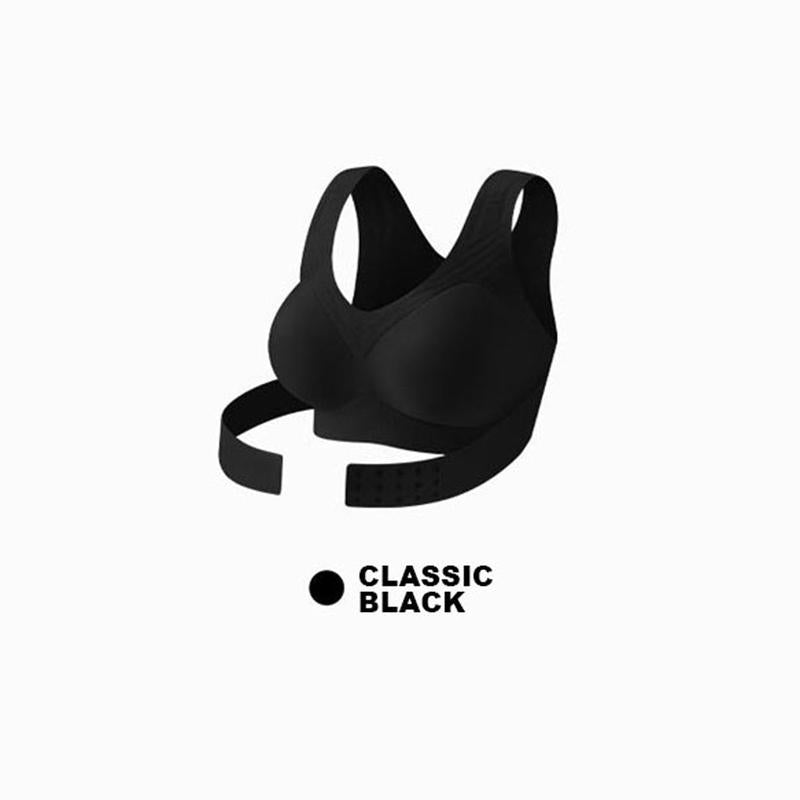 Sujetador corrector de postura 2 en 1: faja moldeadora de soporte para aliviar el dolor de espalda y brindar soporte a los hombros. Ropa interior femenina sin costuras, con soporte ajustable para espalda y hombros.