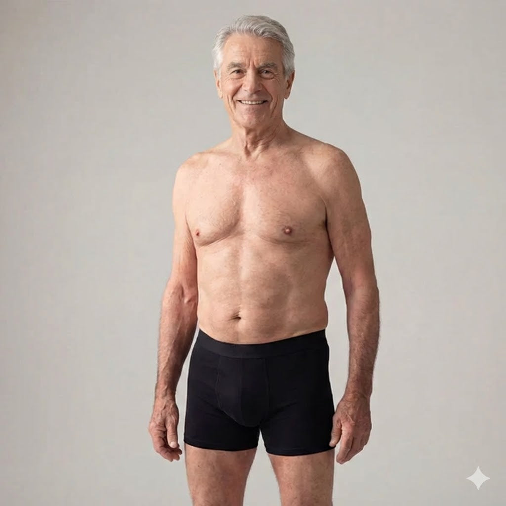 Calzoncillos bóxer lavables para incontinencia para hombre