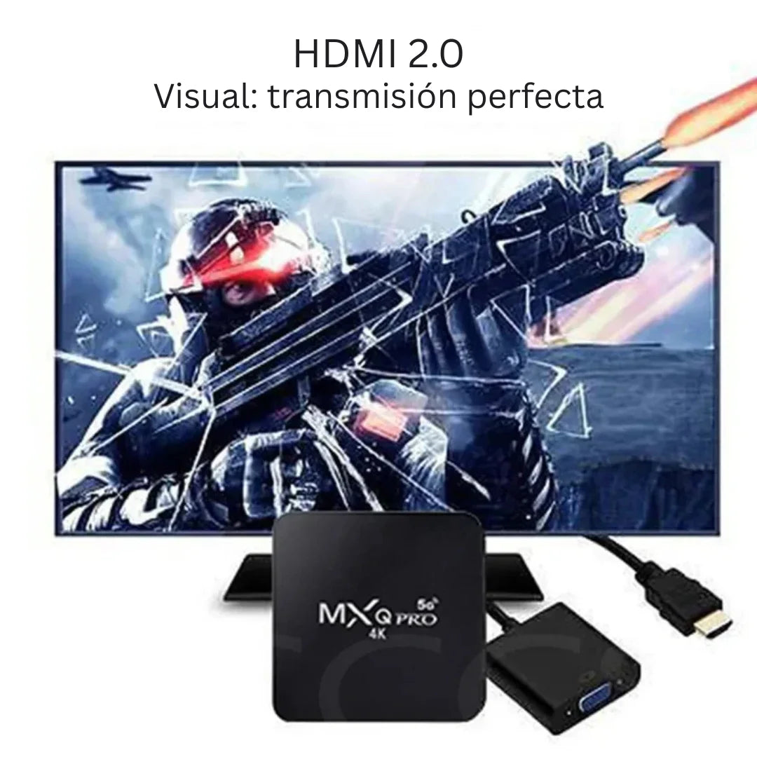 MXQ PRO 4K DECODIFICADOR INTELIGENTE