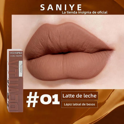 Labial Líquido Mate Larga Duración Tono Intenso Ligero