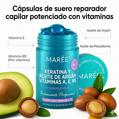 Alisado Capilar Serum con Aceite de Aguacate y Argán