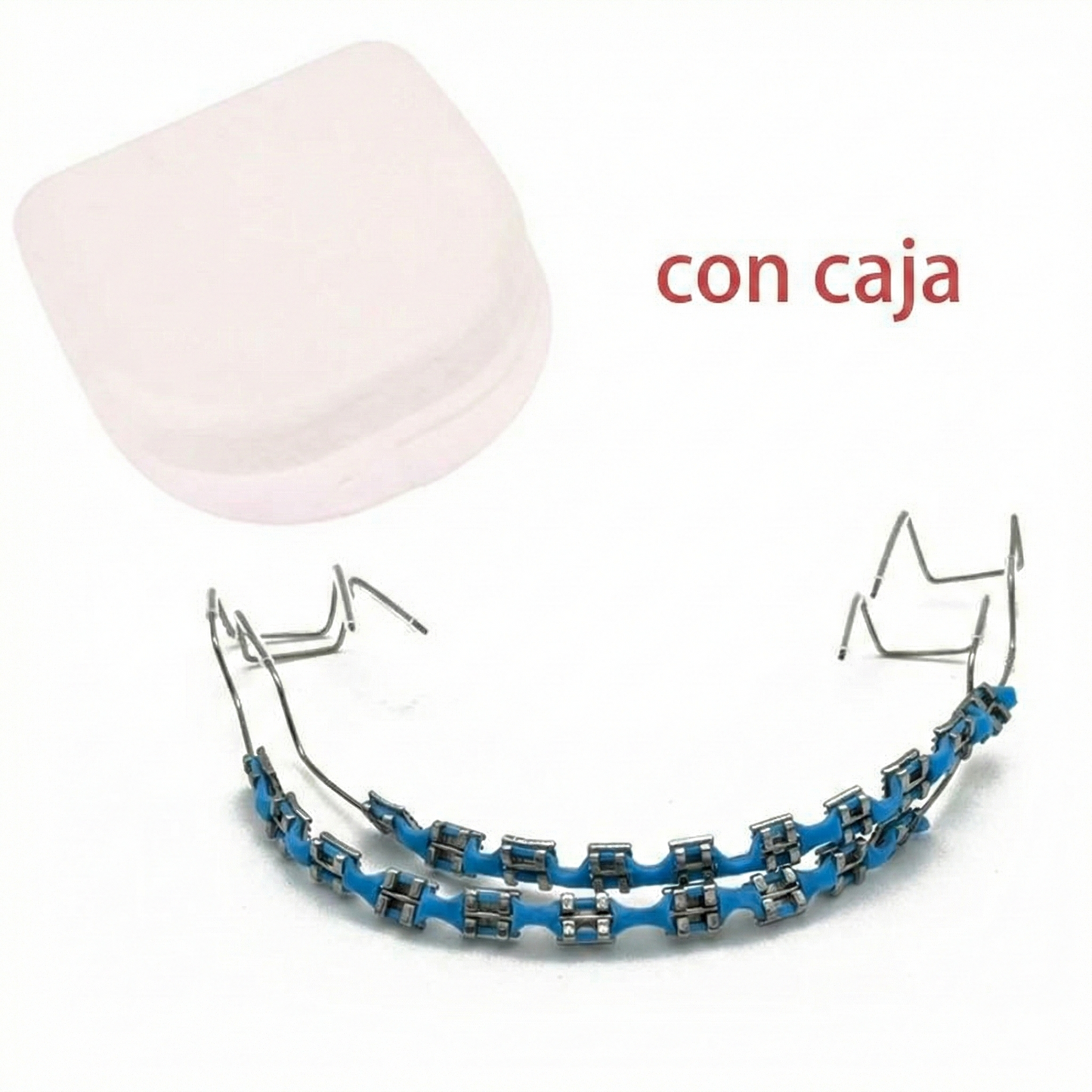 Kit de aparatos de ortodoncia falsos y reparación dental - 1 par