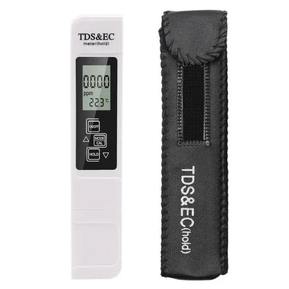 Probador digital de calidad del agua TDS/EC