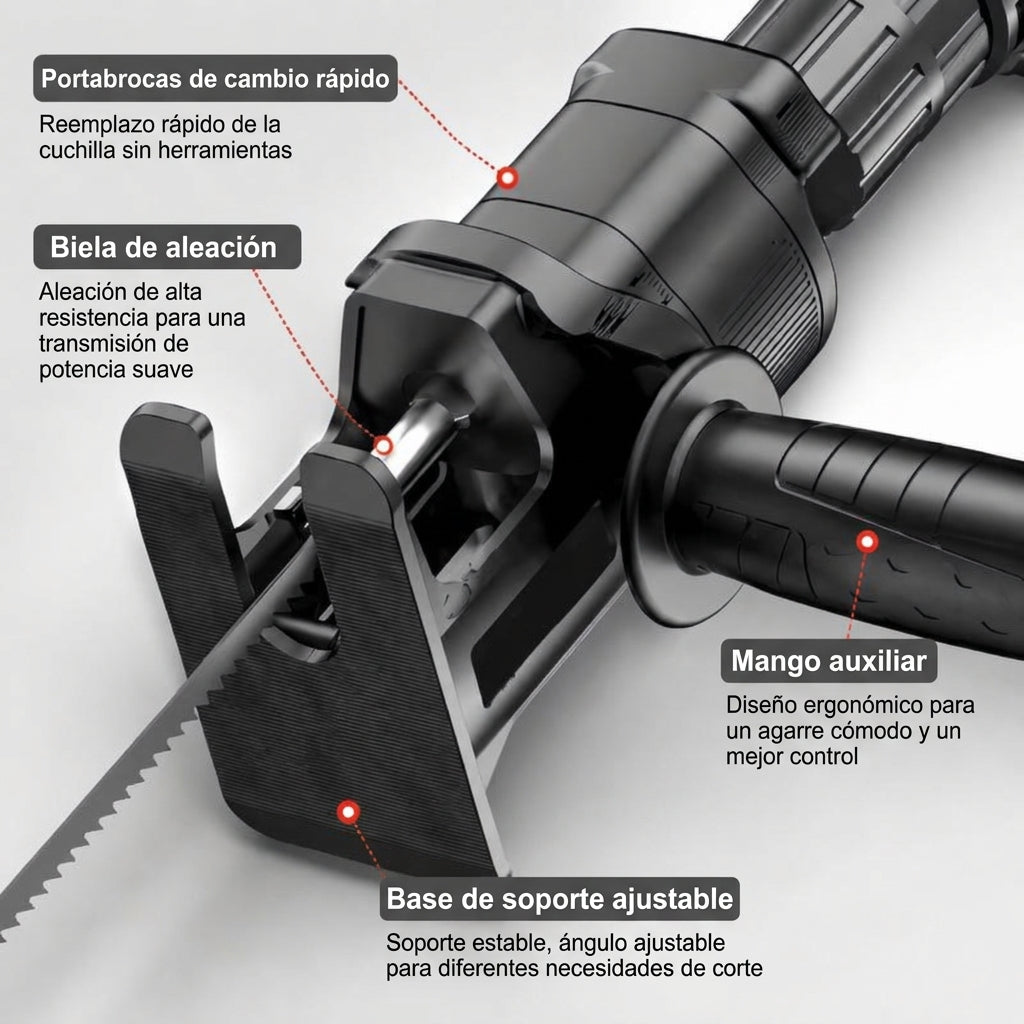 Broca dentada para cortes precisos (bricolaje)