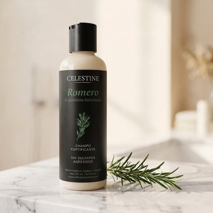 Champú de Romero y Queratina para un Cabello más Grueso