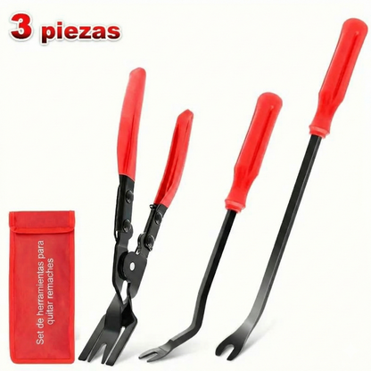 3 piezas - Juego de alicates de clip automático
