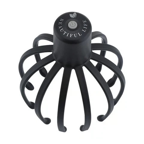 Masajeador de cabeza eléctrico con forma de pulpo