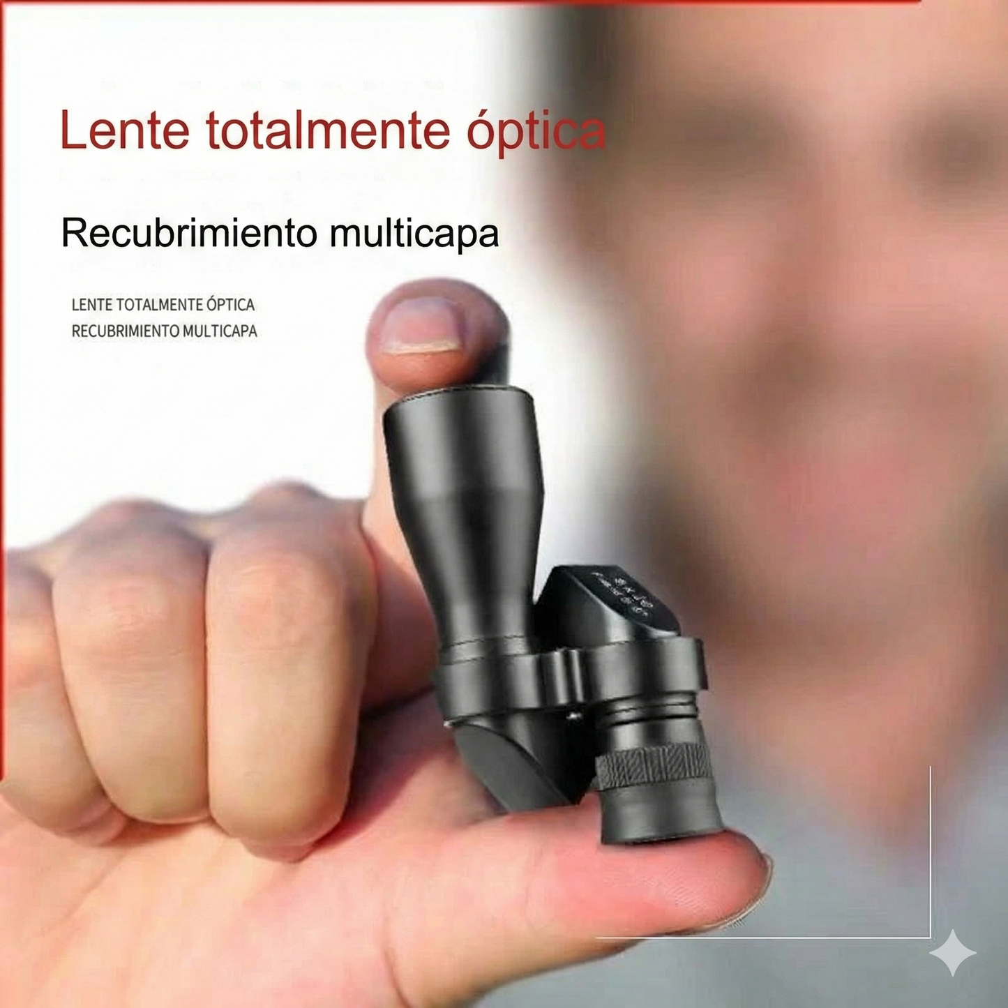 Telescopio monocular portátil HD de gran aumento