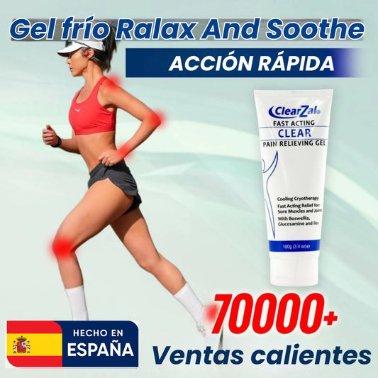 TALAPORR Gel Calmante y Refrescante 100g, Gel Corporal Aliviador, Refrescante con Mentol e Incienso, Ayuda a Aliviar la Tensión Muscular, Relaja la Cintura, Piernas y Rodillas.