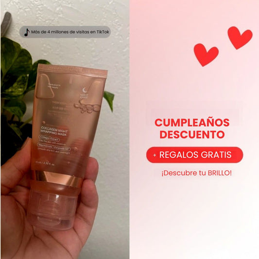 Mascarilla de noche de colágeno Seluna