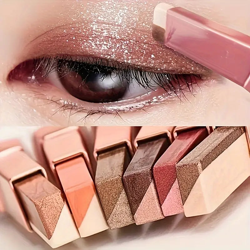 6 unidades - Sombra de ojos en barra de dos colores