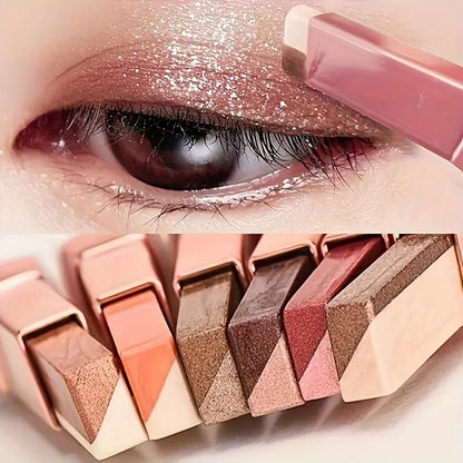 6 unidades - Sombra de ojos en barra de dos colores