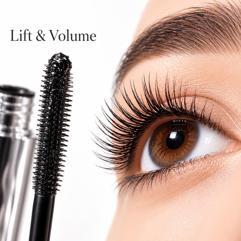 Pestañina Voluminizadora Waterproof Con Cepillo En Espiral