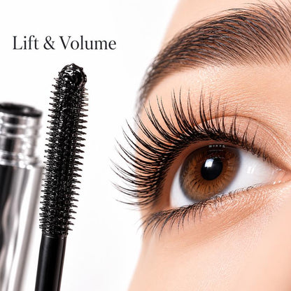 Pestañina Voluminizadora Waterproof Con Cepillo En Espiral