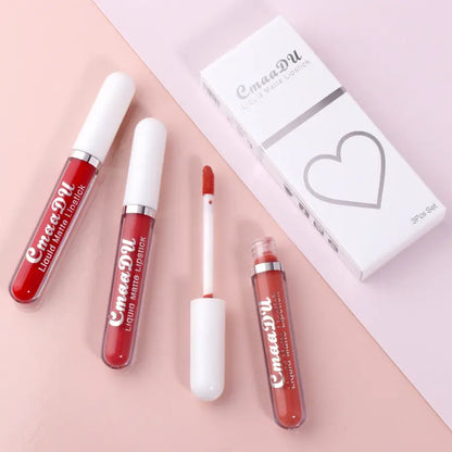 Labial Mate Hidratante Larga Duración Resistente al Agua